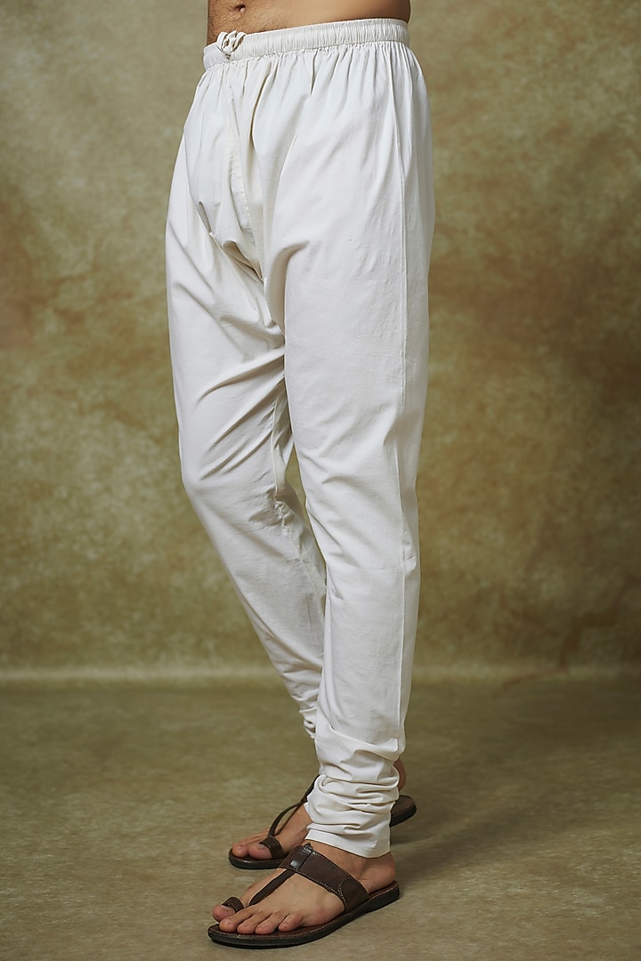 Bottle Green Silk Resham Embroidered Draped Kurta Set by YAJY By Aditya Jain at Pernia's Pop Up Shop