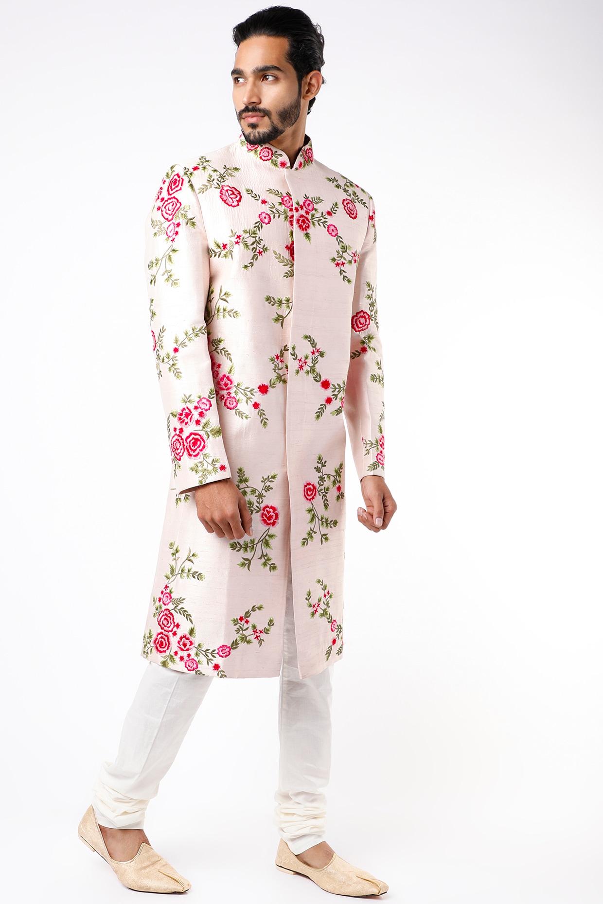 floral sherwani
