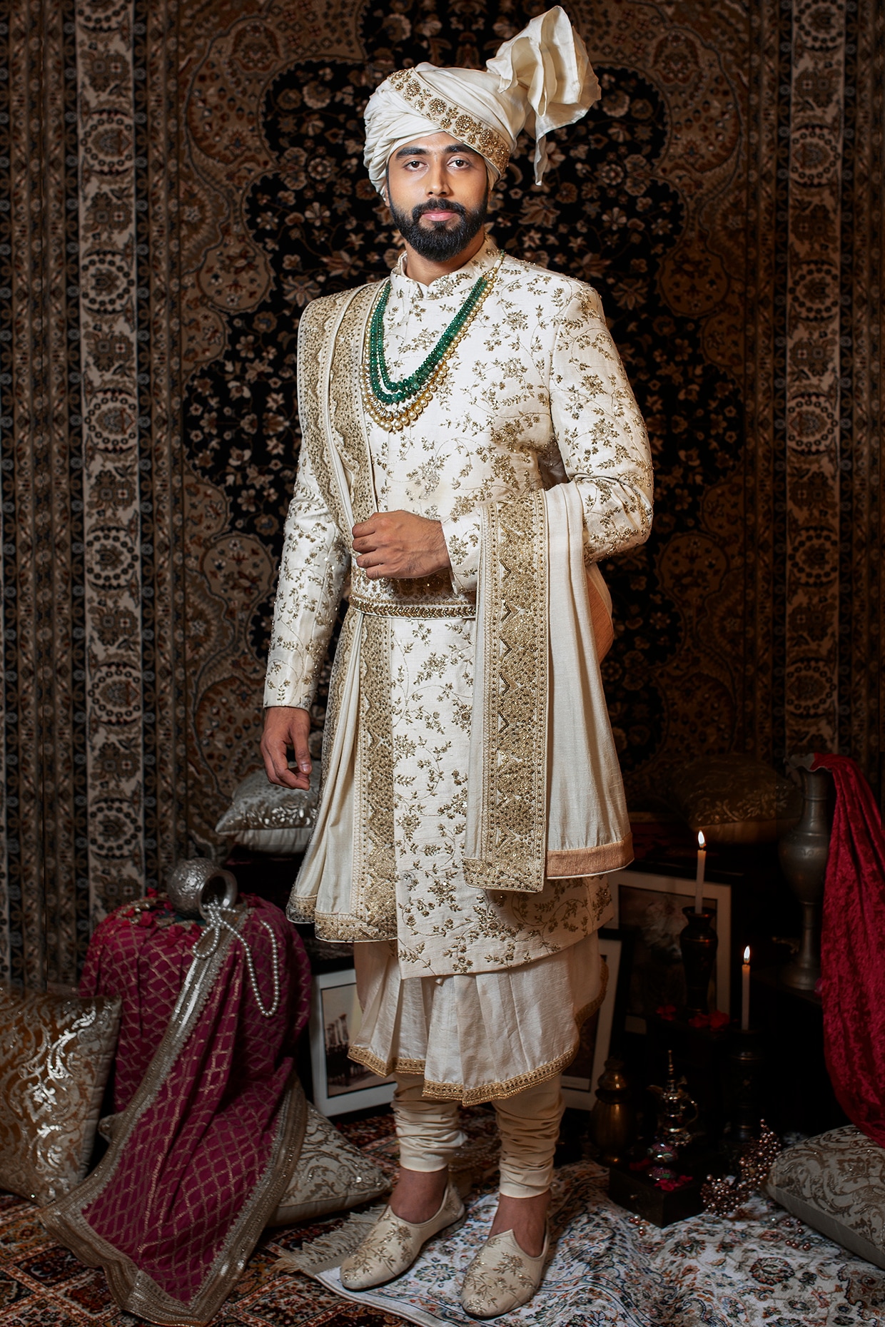 Groom Sherwani Cover Manufacturer, Exporter & Supplier