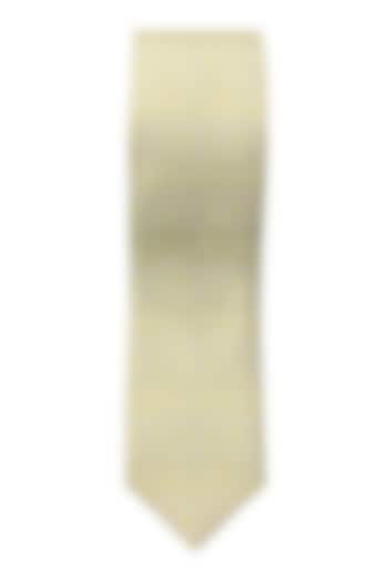 Yellow Printed Slim Tie by Yashodhara Men at Pernia's Pop Up Shop