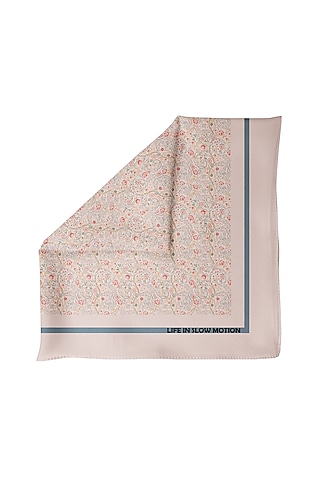 Nude Pocket Square by Yashodhara Men