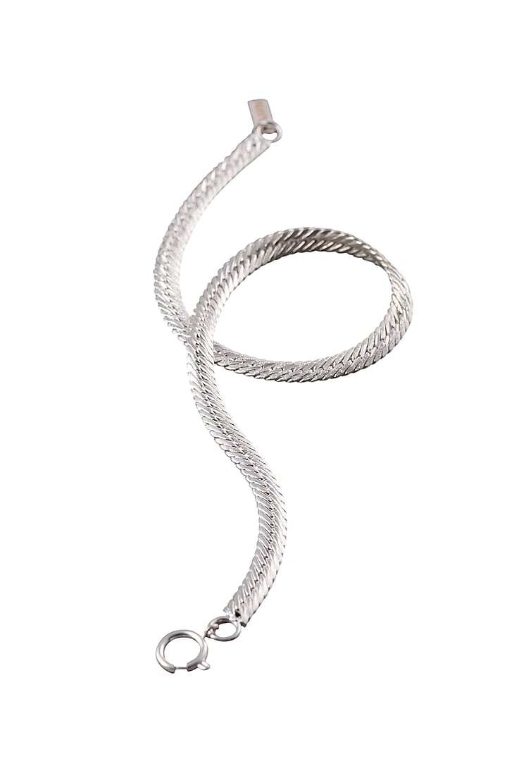 Silver Plated Anaika Reversible Chain Necklace by YAMIN at Pernia's Pop Up Shop