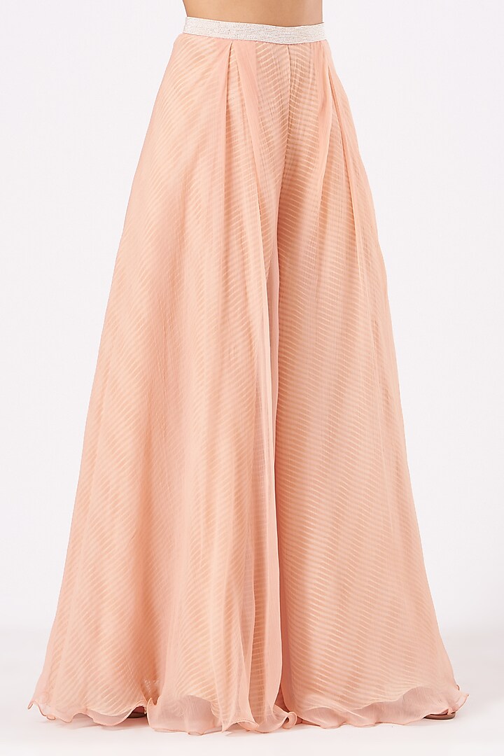 Citrus Yellow Raw Silk Cape Set by Yashodhara at Pernia's Pop Up Shop