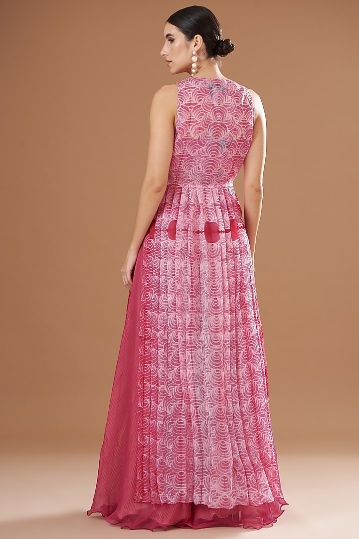 Pink Shibori Jacket Set by Yashodhara at Pernia's Pop Up Shop