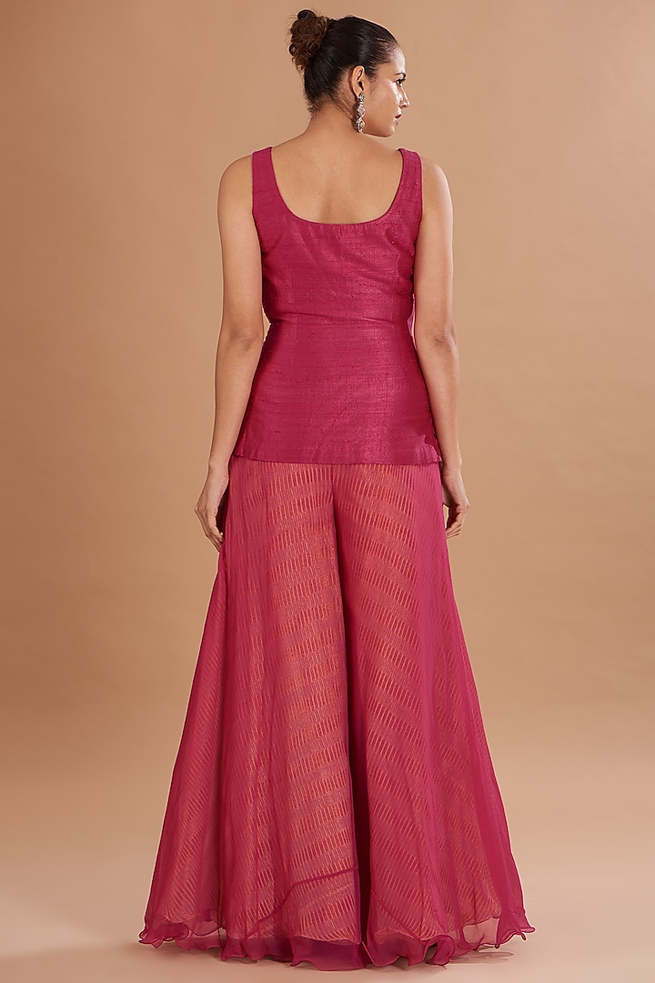 Pink Shibori Jacket Set by Yashodhara at Pernia's Pop Up Shop