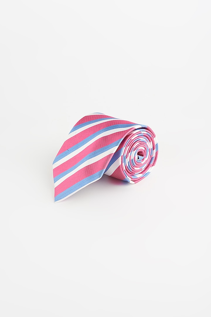 Pink Poly Tie by Yashodhara Men at Pernia's Pop Up Shop