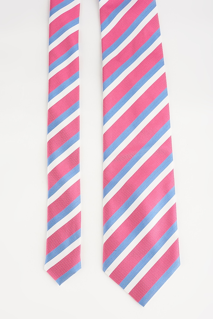 Pink Poly Tie by Yashodhara Men at Pernia's Pop Up Shop