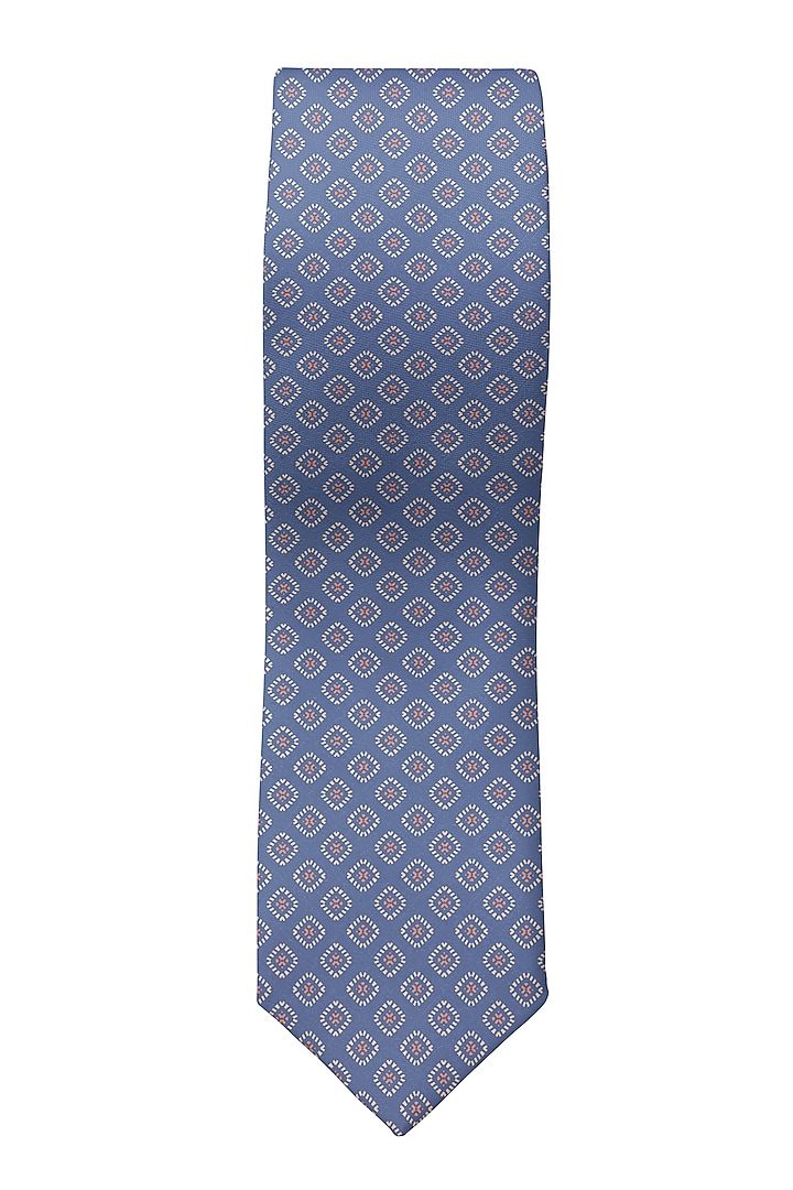 Blue Cotton Tie Design by Yashodhara Men at Pernia's Pop Up Shop 2023