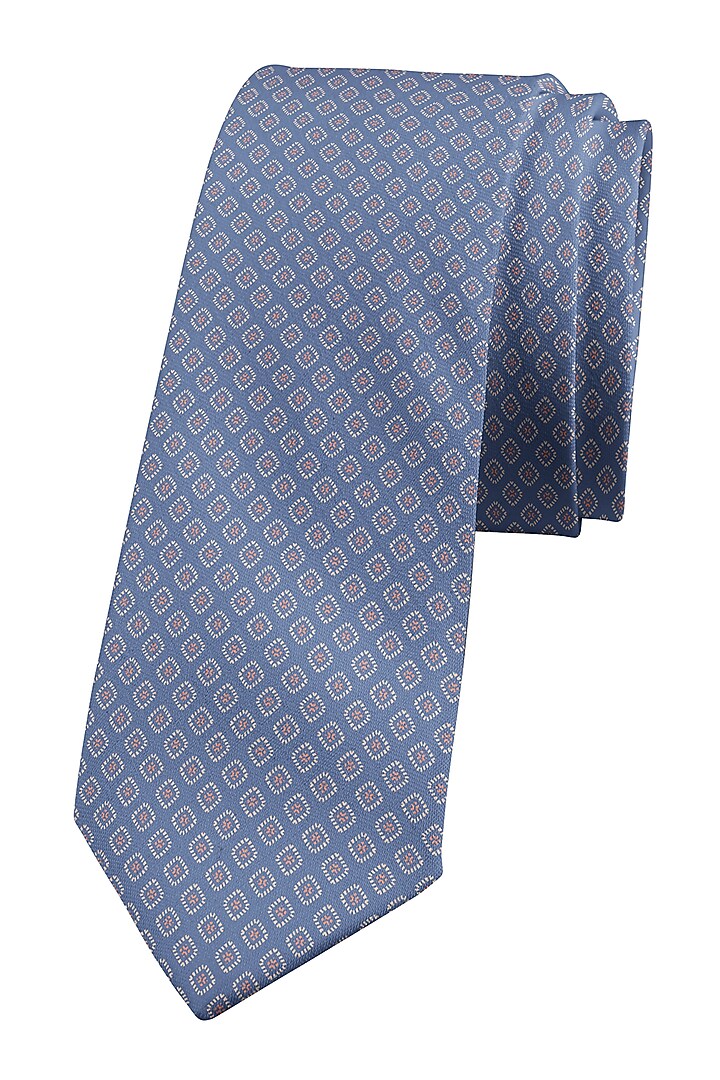 Blue Cotton Tie by Yashodhara Men at Pernia's Pop Up Shop