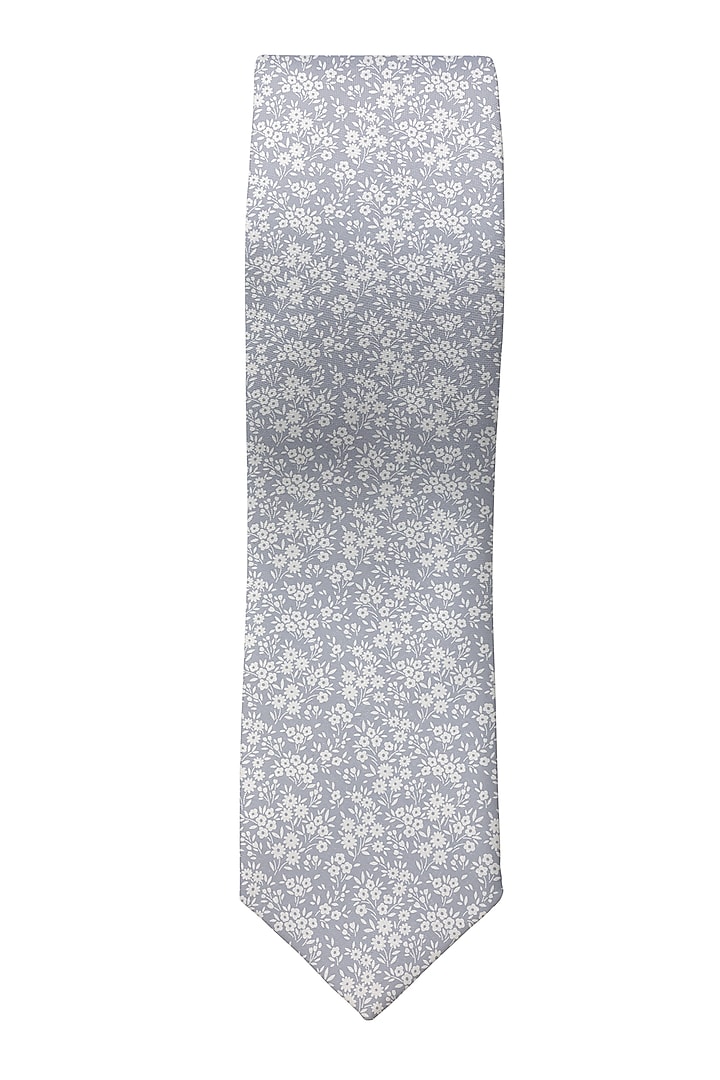 Grey Cotton Tie by Yashodhara Men at Pernia's Pop Up Shop