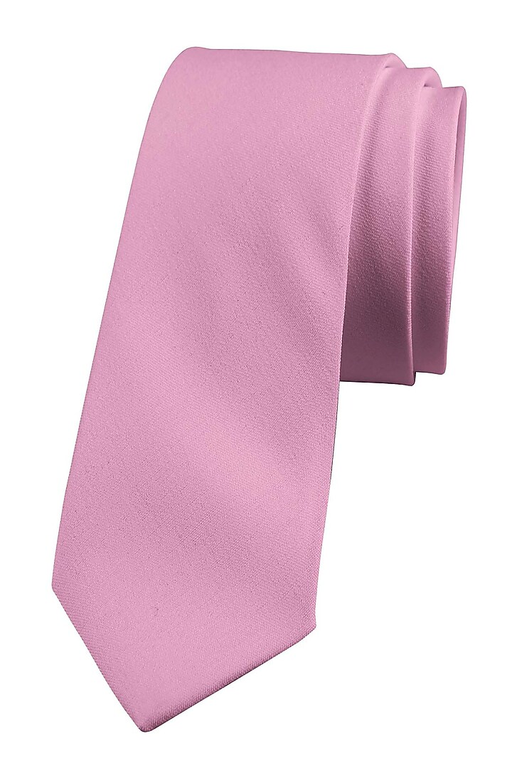 Pink Cotton Tie by Yashodhara Men at Pernia's Pop Up Shop