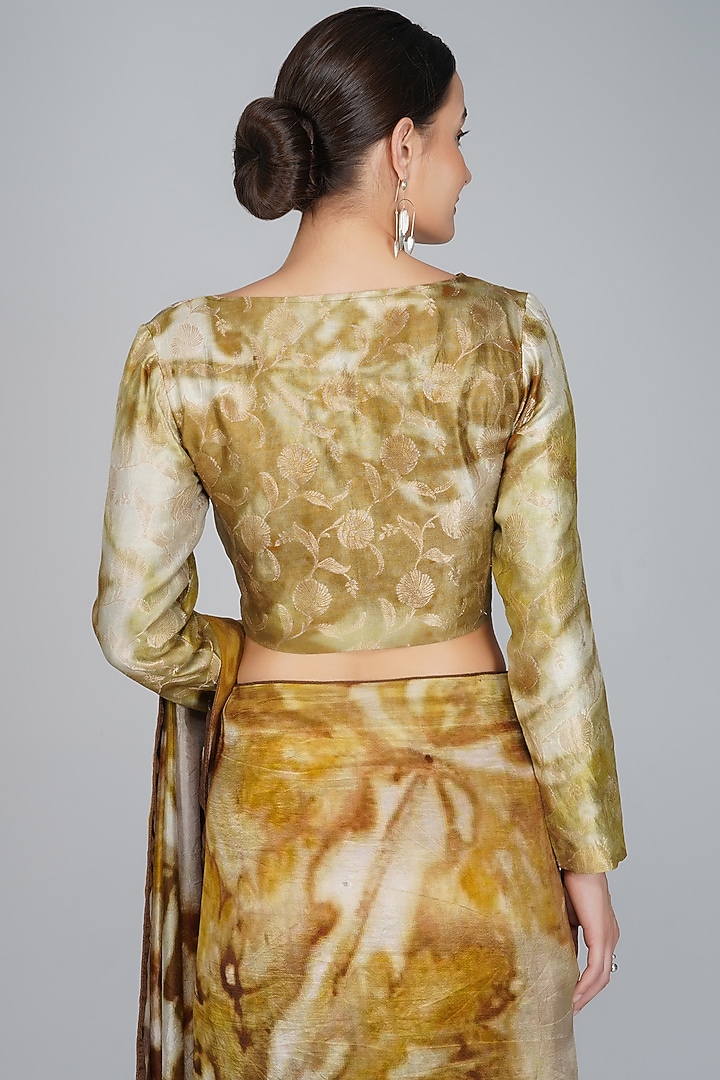 Multi Colored Digital Printed Blouse by YAVI at Pernia's Pop Up Shop