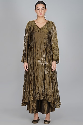 Copper Digital Printed Dress by YAVI
