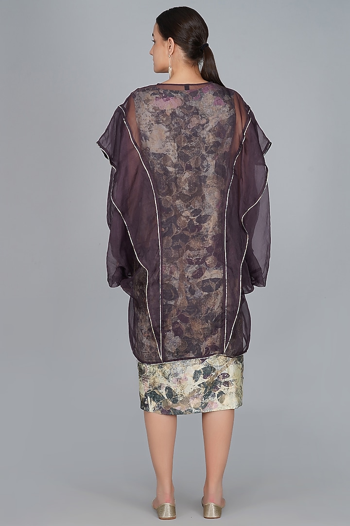 Grape Purple Organza Top by YAVI at Pernia's Pop Up Shop