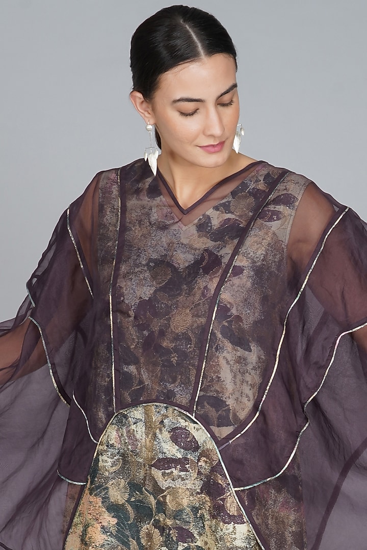 Grape Purple Organza Top by YAVI at Pernia's Pop Up Shop