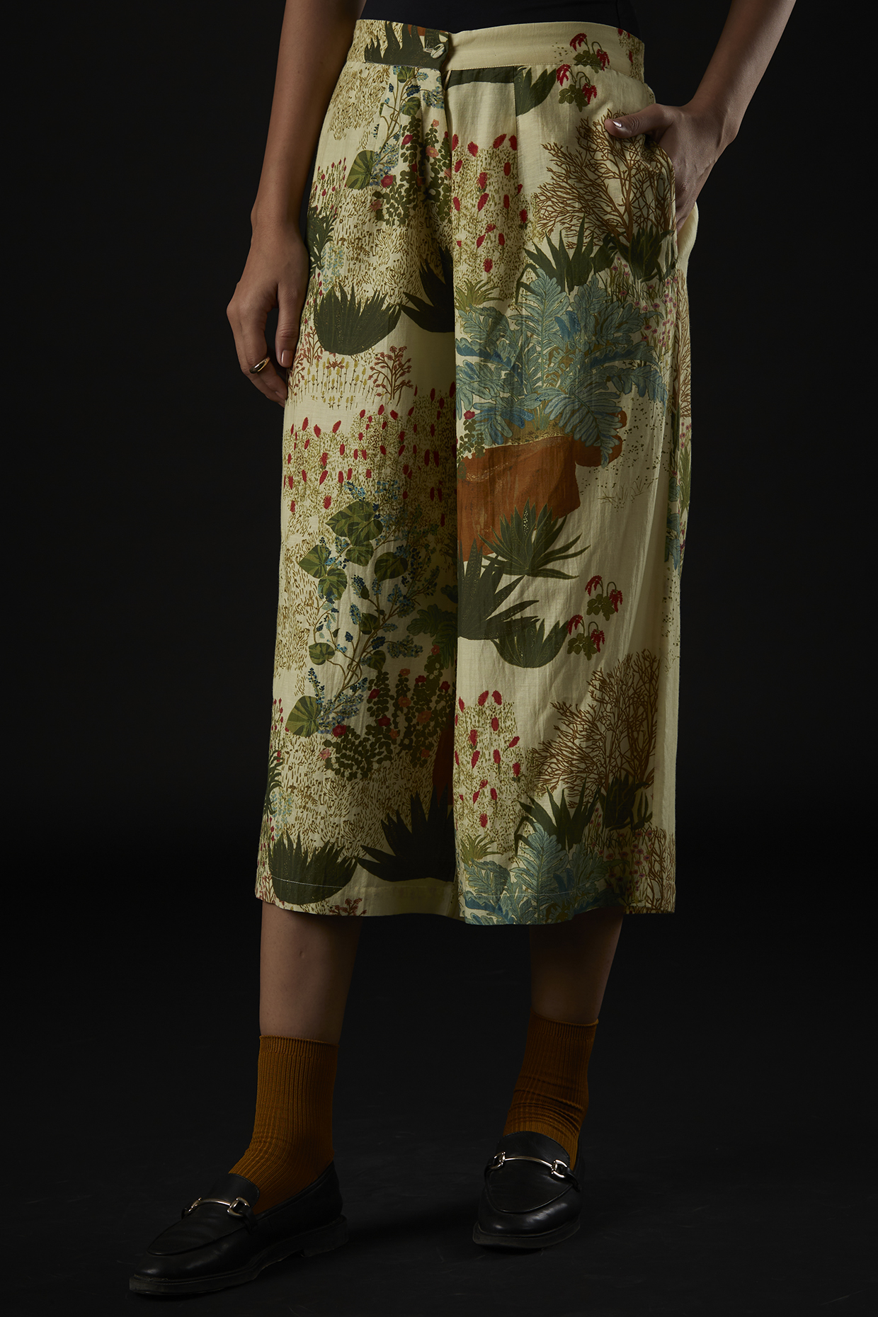Multi-Colored Printed Short Pant by YAVI at Pernia's Pop Up Shop