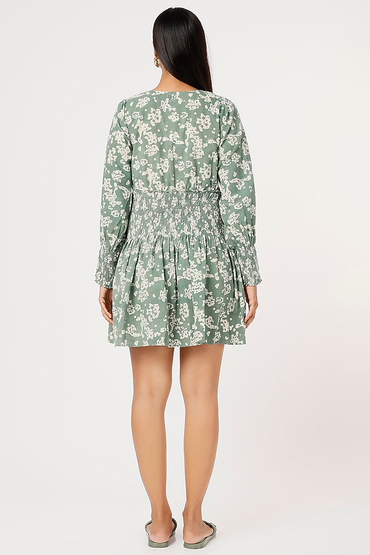 Dahlia Printed Smocked Summer Dress by Yesha Sant at Pernia's Pop Up Shop