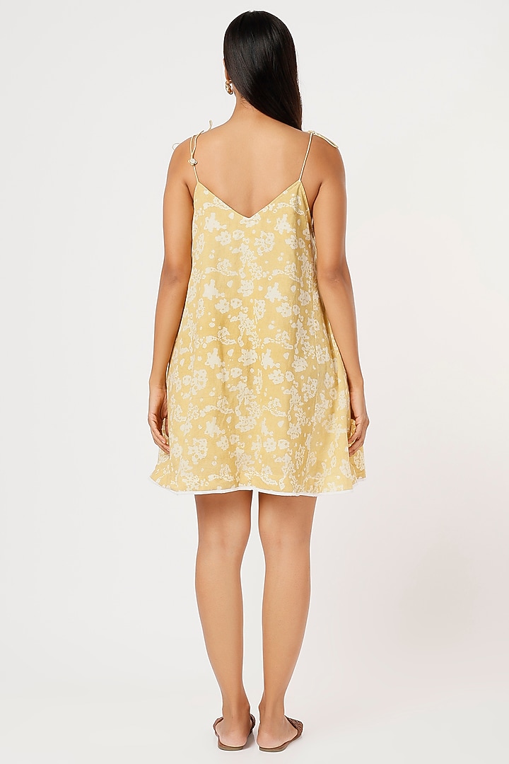 Marigold Printed Swing Summer Dress by Yesha Sant at Pernia's Pop Up Shop
