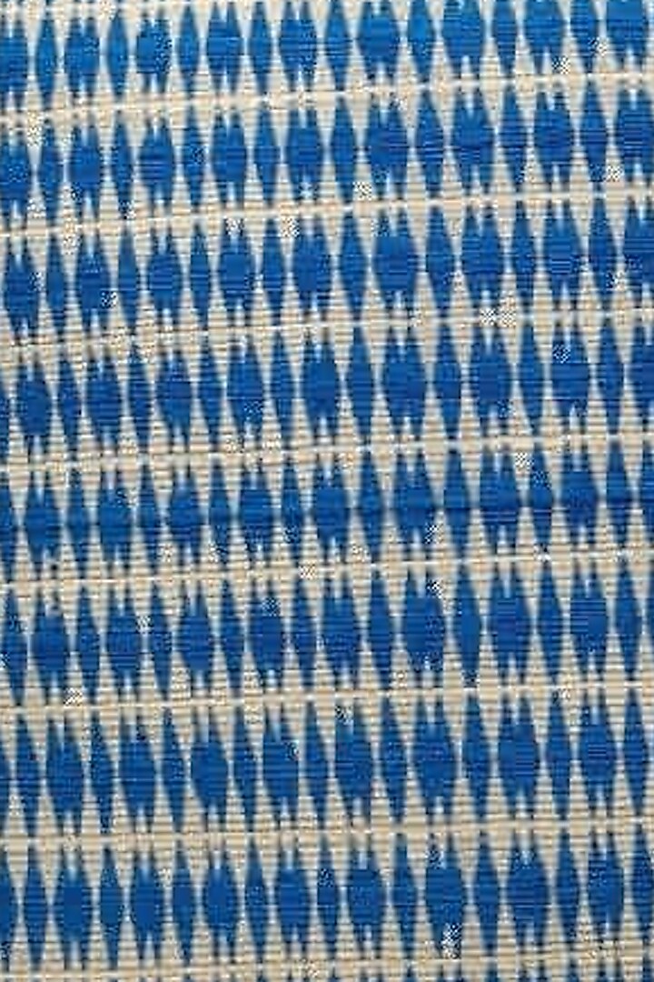 Orange & White Cotton Handwoven Lines Cushion Covers (Set of 2) by Yetoli yeps at Pernia's Pop Up Shop
