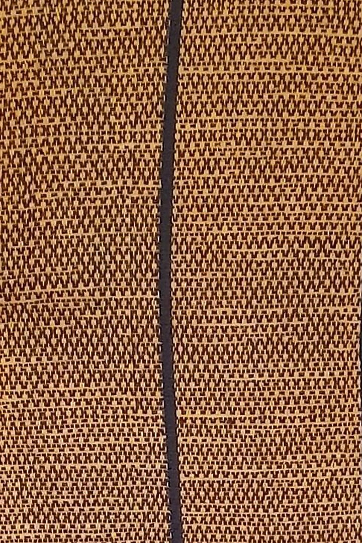 Mustard Yellow Cotton Handwoven Lines Cushion Covers (Set of 2) by Yetoli yeps at Pernia's Pop Up Shop