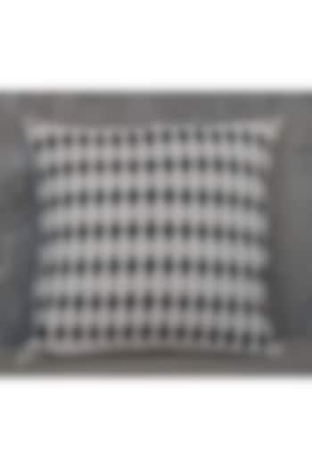 Black & White Cotton Handwoven Cushion Covers (Set of 2) by Yetoli yeps