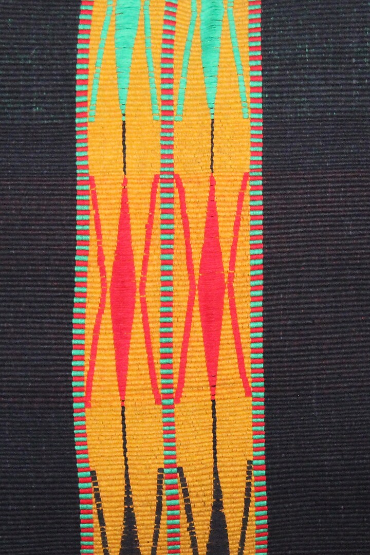 Multi Colored Cotton Handwoven Geometric Cushion Covers (Set of 2) by Yetoli yeps at Pernia's Pop Up Shop
