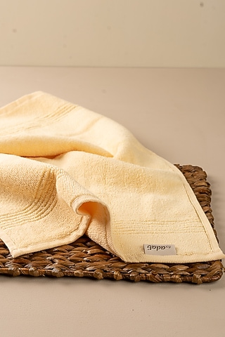 Yellow Face Towels by By ADAB