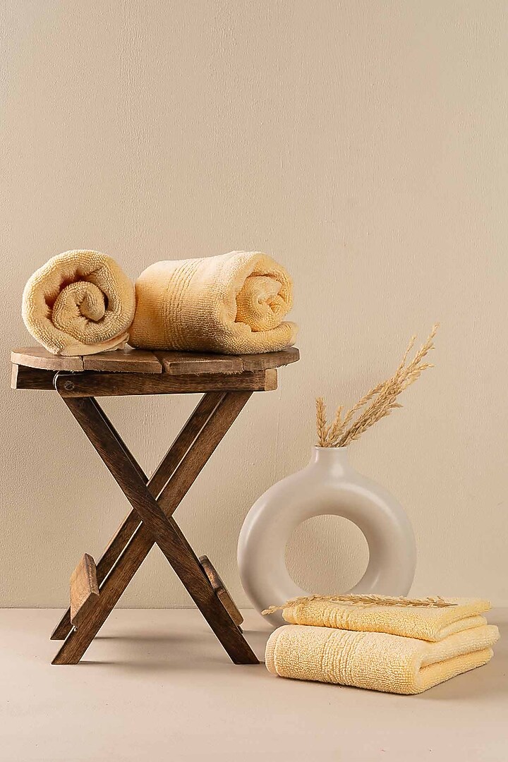 Yellow Face Towels by By ADAB at Pernia's Pop Up Shop