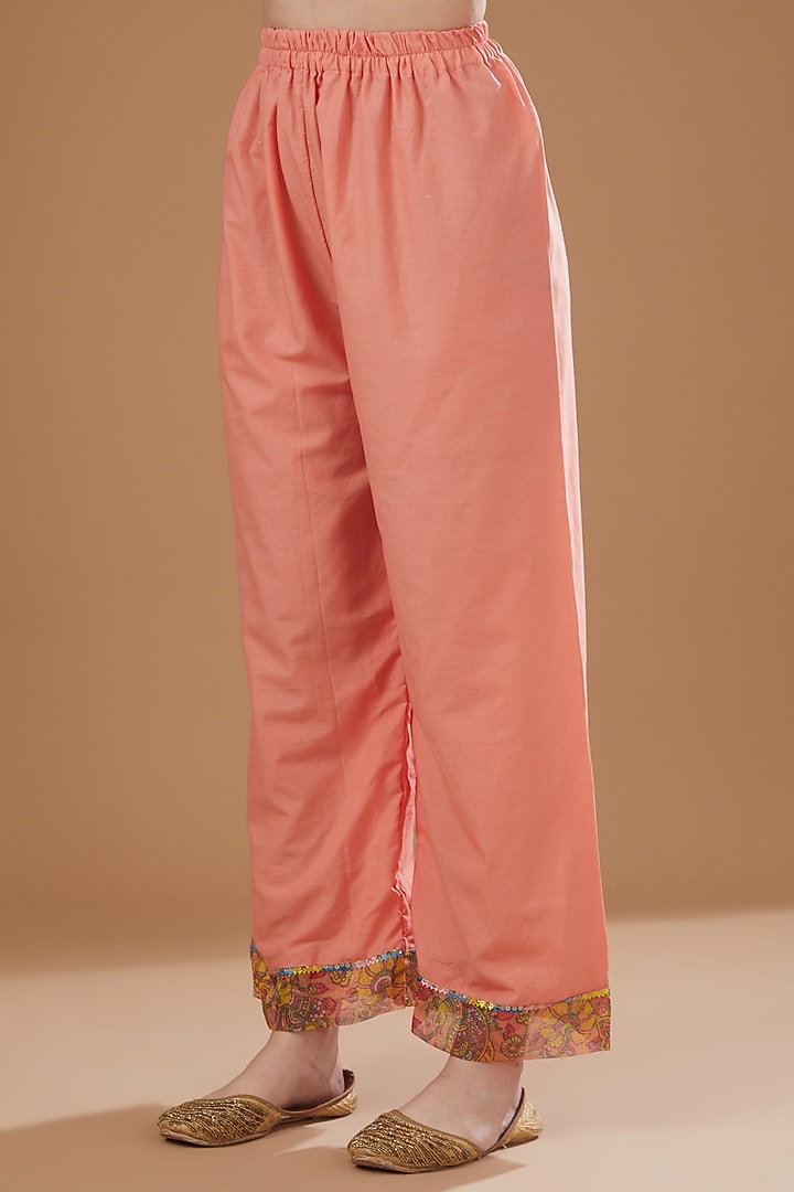 Multi-Colored Chanderi Anarkali Set by Yuvrani Jaipur at Pernia's Pop Up Shop