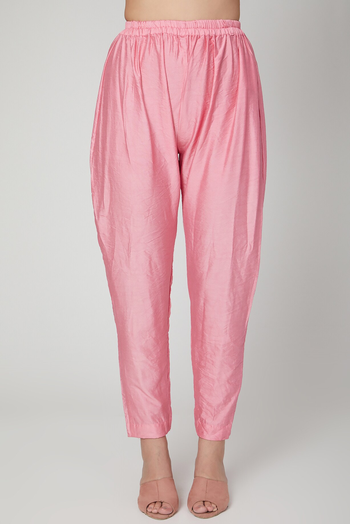 Blush Pink Printed Kurta Set main image 0
