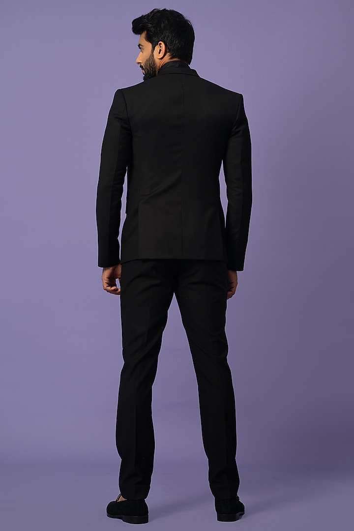 Black Suiting Blazer Set by YOSEBA at Pernia's Pop Up Shop