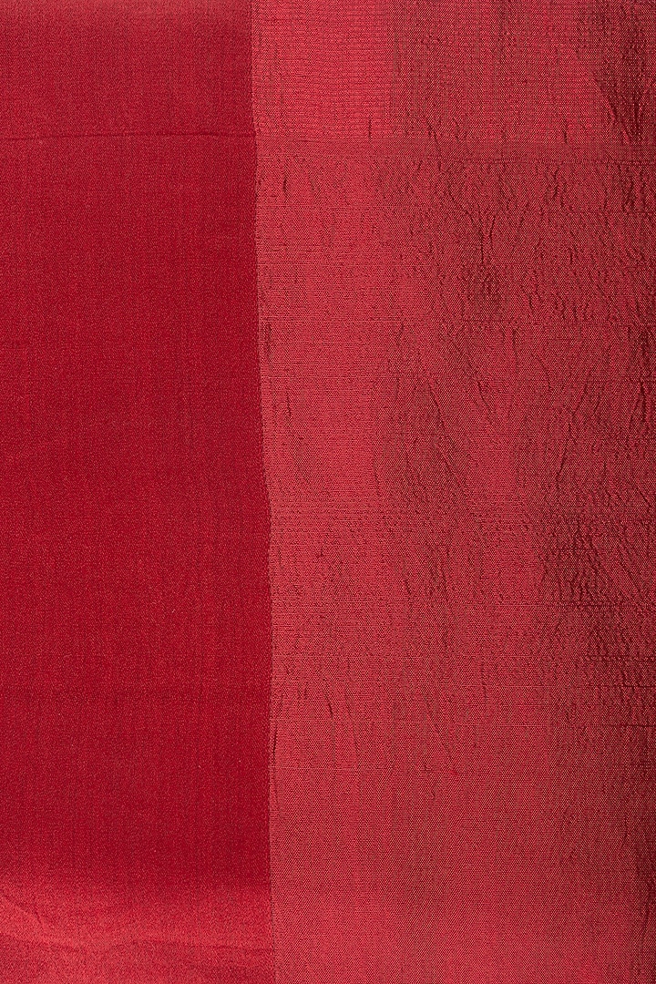 Maroon Pure Tissue Silk Banarasi Handloom Party Wear Saree Set by Zal From Benaras at Pernia's Pop Up Shop