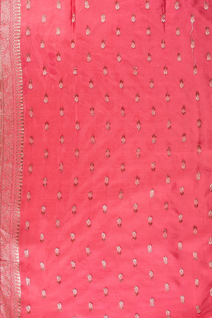 Sea Green Pure Katan Silk Banarasi Handloom Party Wear Saree Set by Zal From Benaras at Pernia's Pop Up Shop