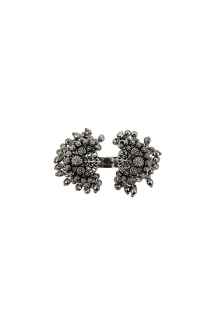 Black Rhodium Finish Song of Metal Ring by Zariin at Pernia's Pop Up Shop