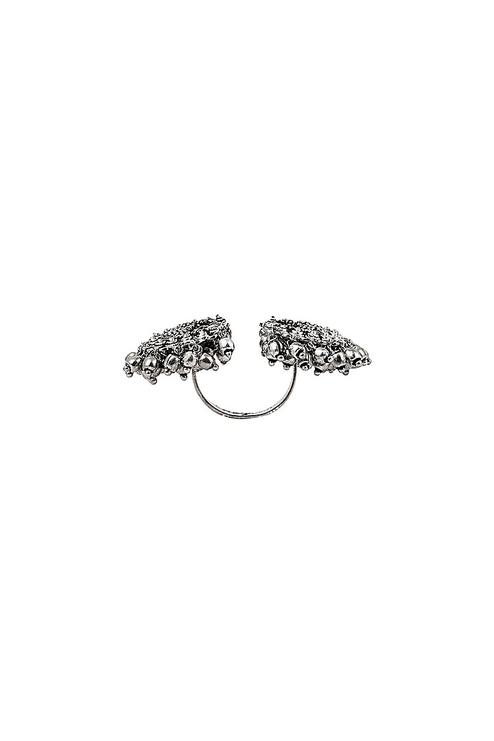Black Rhodium Finish Song of Metal Ring by Zariin at Pernia's Pop Up Shop