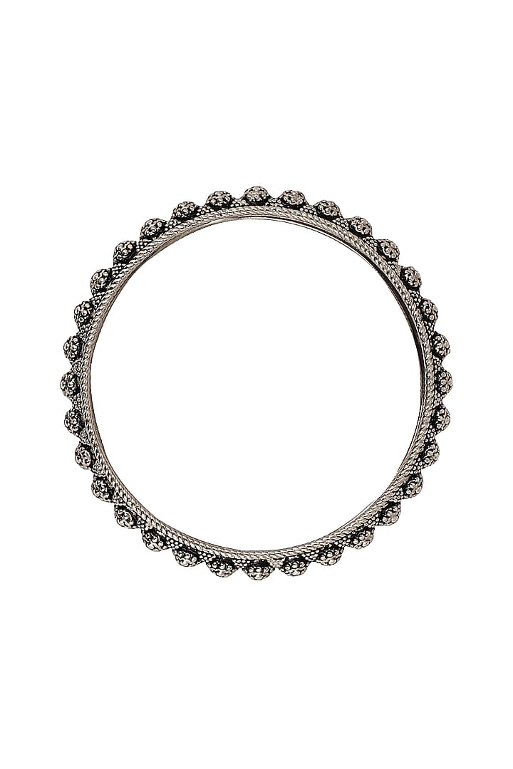 Black Rhodium Finish Bangle by Zariin at Pernia's Pop Up Shop