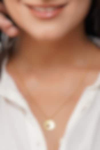 Gold Plated Heart Cut-Out Necklace by Zariin at Pernia's Pop Up Shop