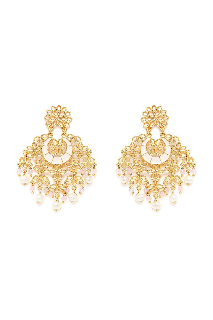 Gold Plated Motifs Necklace Set In Gift Box by Zariin at Pernia's Pop Up Shop