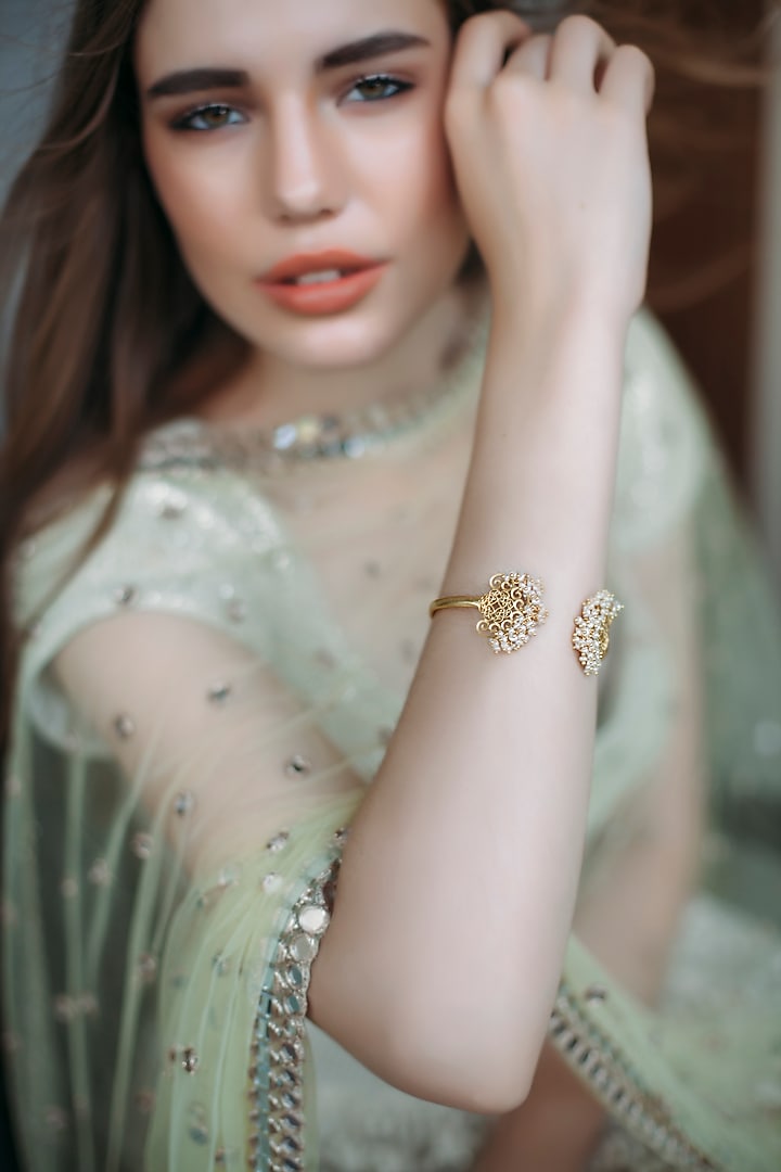 Gold Plated Jewelleries (Set of 3) In Gift Box by Zariin at Pernia's Pop Up Shop