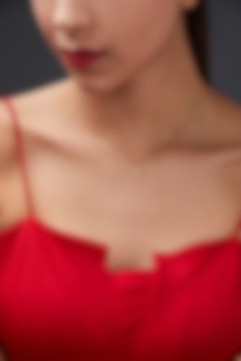 Gold Plated Couple Pendant Necklace (Set of 2) In Gift Box by Zariin at Pernia's Pop Up Shop