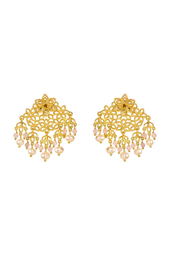 Gold Plated Beaded Necklace Set In Gift Box by Zariin at Pernia's Pop Up Shop
