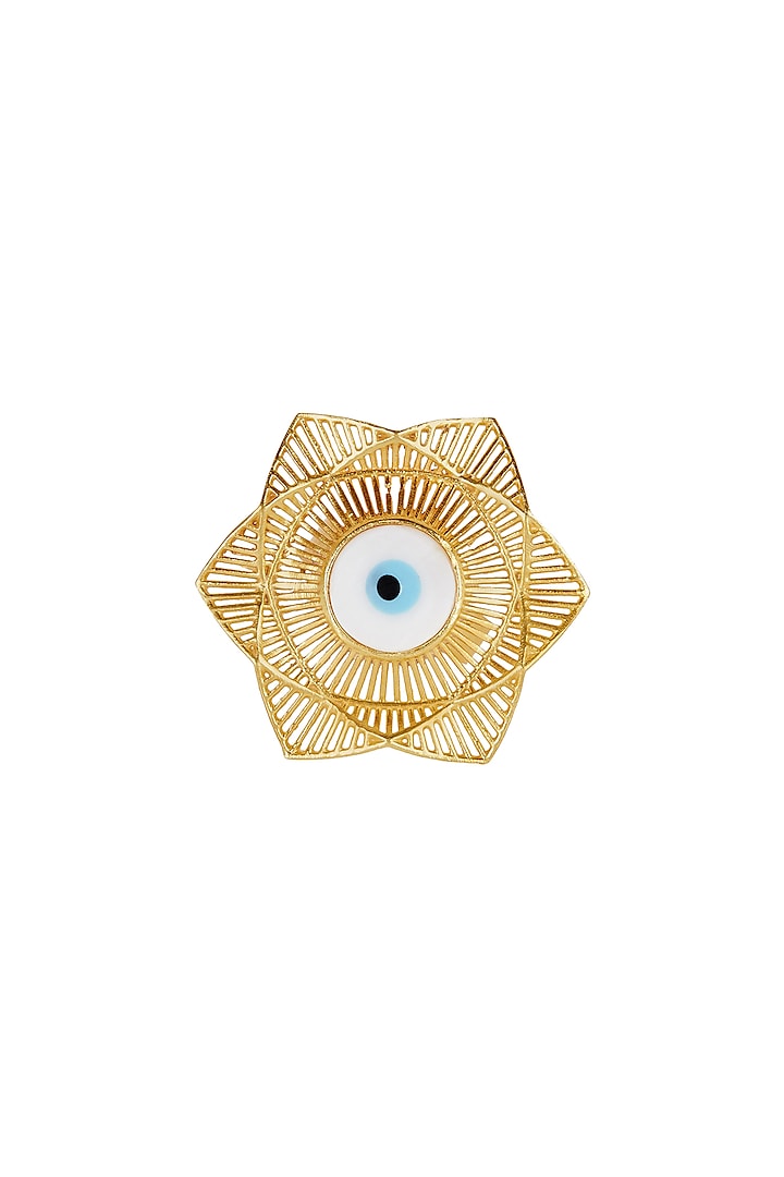 MEGA EVIL EYE BROOCH – BEGÜM KHAN