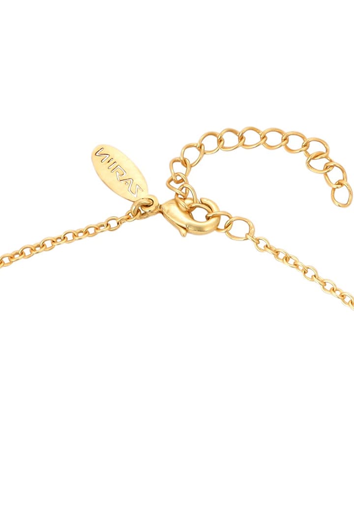 Gold Plated Multi Stone Necklace by Zariin at Pernia's Pop Up Shop
