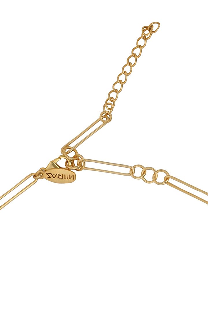 Gold Plated Necklace With Multiple Stones by Zariin at Pernia's Pop Up Shop