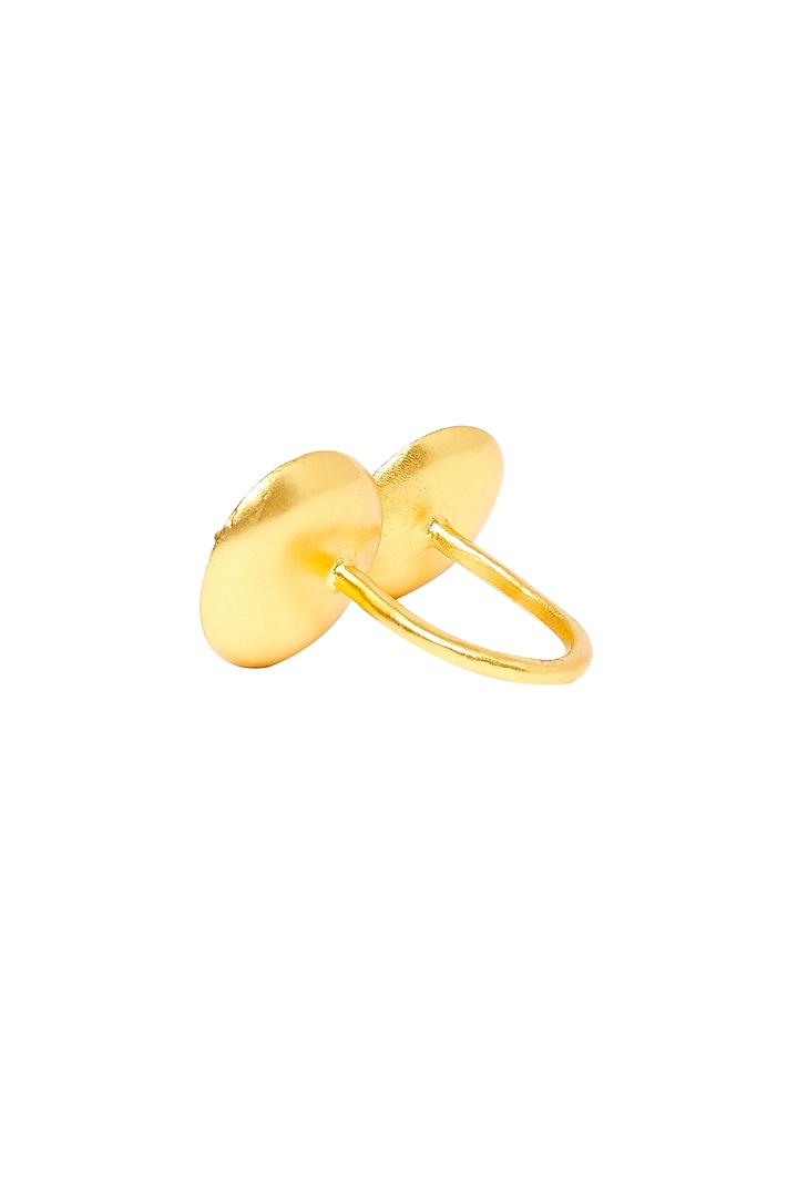 Gold Plated Open Ended Ring by Zariin at Pernia's Pop Up Shop