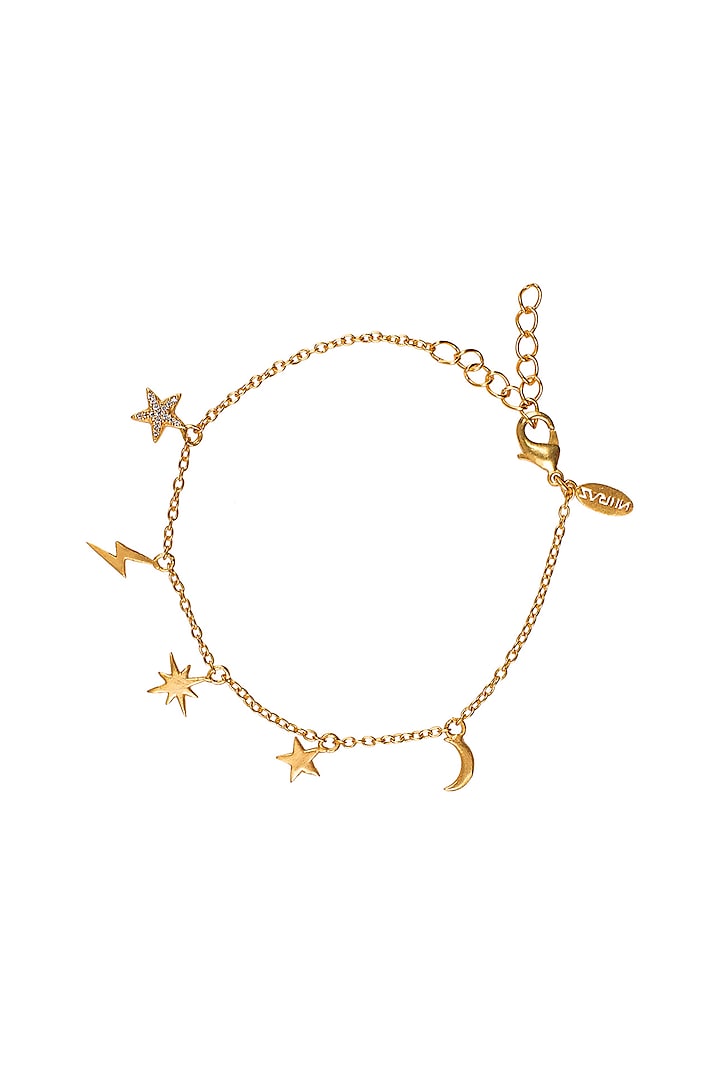 Gold Plated Star Bracelet by Zariin