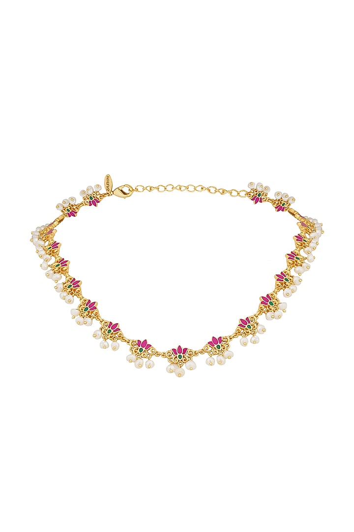 Gold Plated Motif Necklace by Zariin at Pernia's Pop Up Shop