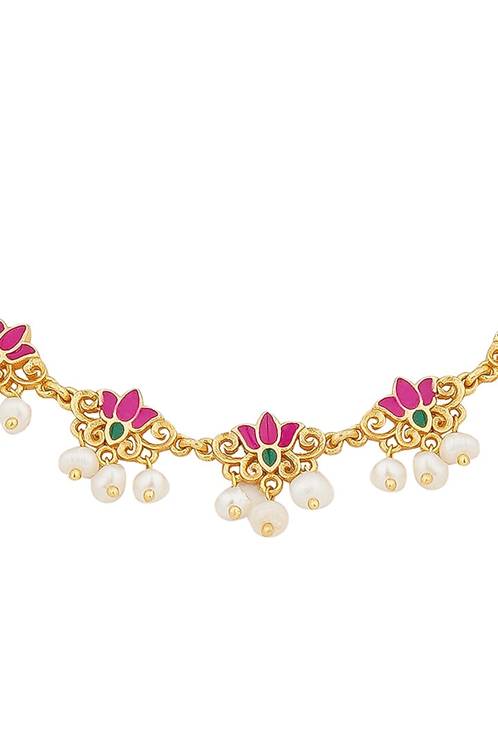 Gold Plated Motif Necklace by Zariin at Pernia's Pop Up Shop