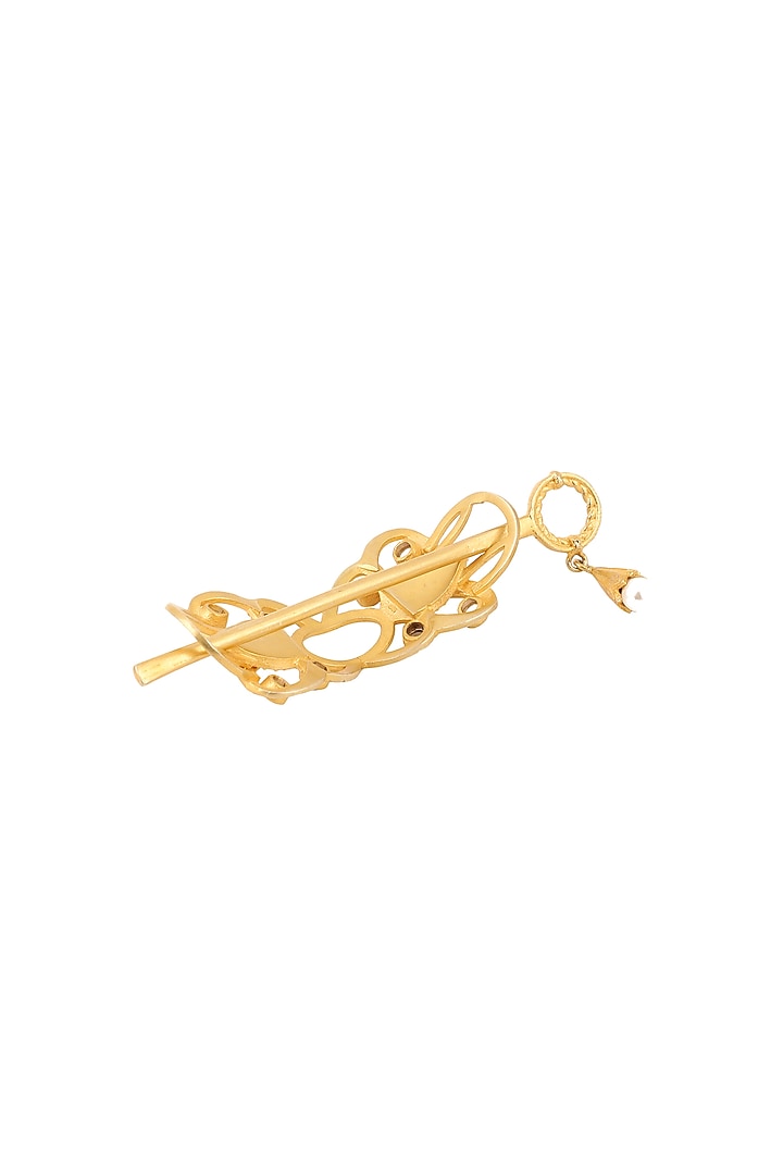 Gold Plated Hair Clip by Zariin at Pernia's Pop Up Shop