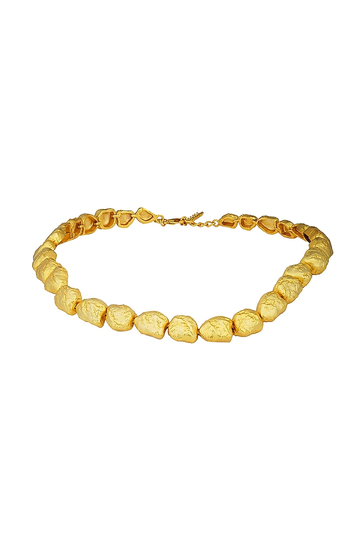 Gold Plated Choker Necklace by Zariin at Pernia's Pop Up Shop